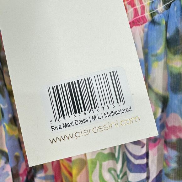 Pia Rossini Riva Maxi Dress Multicolor NWT Size Medium - Picture 9 of 9